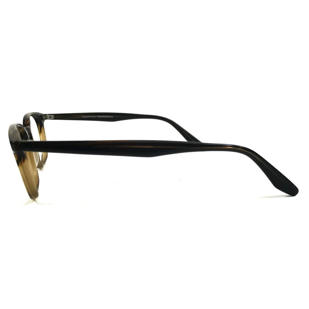 Barton Perreira Eyeglasses Frames JAMES MTR Matte Tortuga Horn Rim 49-20-145